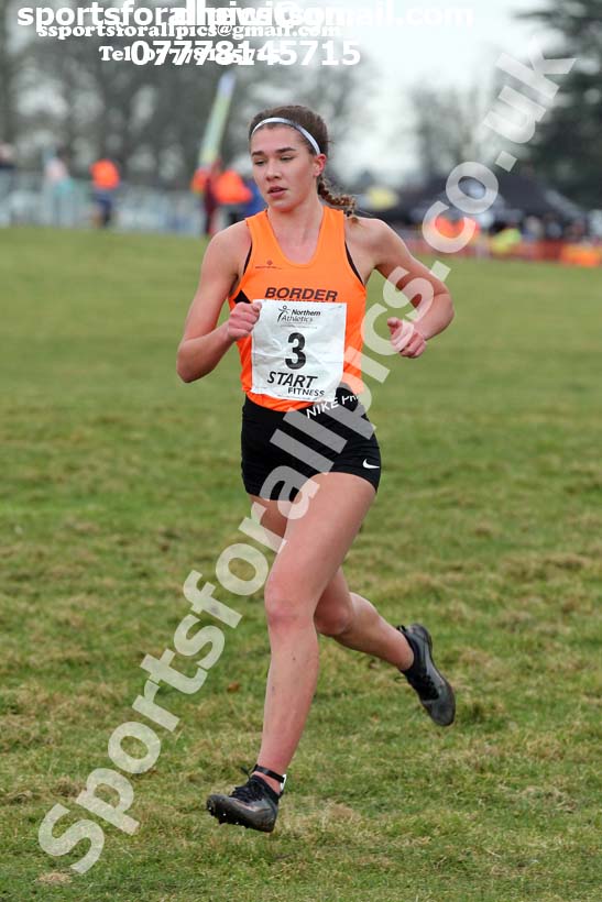 Womens under-20 Northern Cross Country Champs., Camp Hill Estate, Kirklington.  Photo: David T. Hewitson/Sports for All Pics